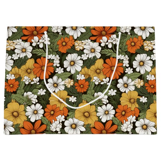 花畑 ラージペーパーバッグ (正面)