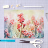 花畑 – ワックスフラワー(A)水彩 薄葉紙 (クラフト)