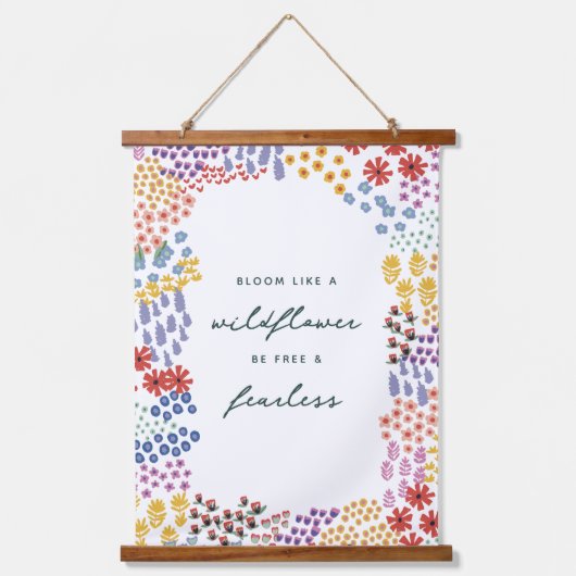 花畑 吊り下げ型タペストリー (正面)