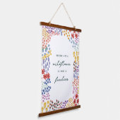 花畑 吊り下げ型タペストリー (傾斜あり)