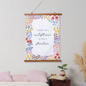 花畑 吊り下げ型タペストリー (寝室)