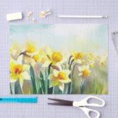 花畑 – 水彩 薄葉紙 (クラフト)