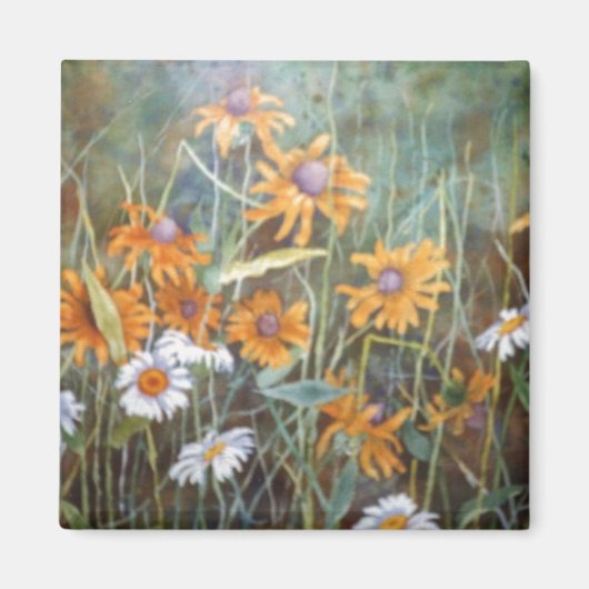 「花畑#1」フローラ磁石 マグネット (正面)