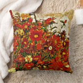 花畑 – Egon Schiele art, クッション (ブランケット)