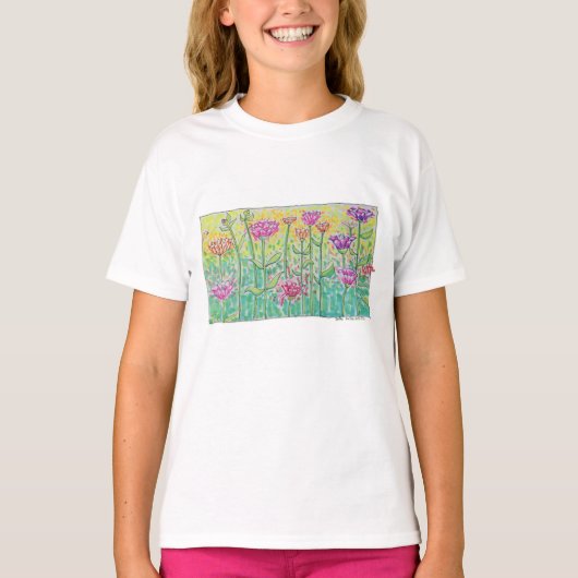 花畑 Tシャツ (正面)