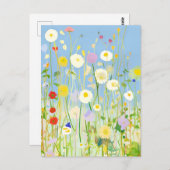 花畑A生成、 ポストカード (正面/裏面)