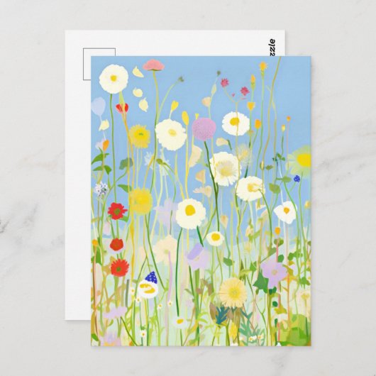 花畑A生成、 ポストカード (正面/裏面)