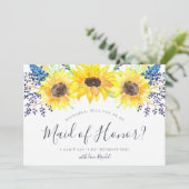 花畑Be Myメイド・オブ・オーナー(花嫁付き添い人)カード 招待状 (スタンド正面)