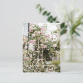 花登山バラ葉書 ポストカード (スタンド正面)