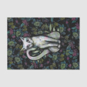 花白猫白花 薄葉紙 (正面)