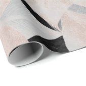 花白黒フェイク金ゴールド赤面メタリックピンク ラッピングペーパー (ロールコーナー)