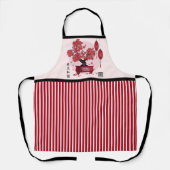 花盆栽「調和を求める中国の」 エプロン (正面)