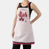 花盆栽「調和を求める中国の」 エプロン (インサイチュ)