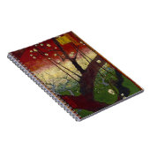 花盛りのスモモの木のノート ノートブック (右側)