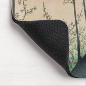 花盛りのスモモの木の枝 マウスパッド (コーナー)