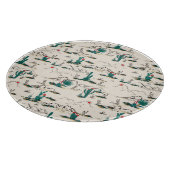 花盛りの多汁パターン カッティングボード (角)