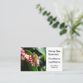 花盛りの木の名刺の蜂蜜の蜂 名刺 (スタンド正面)