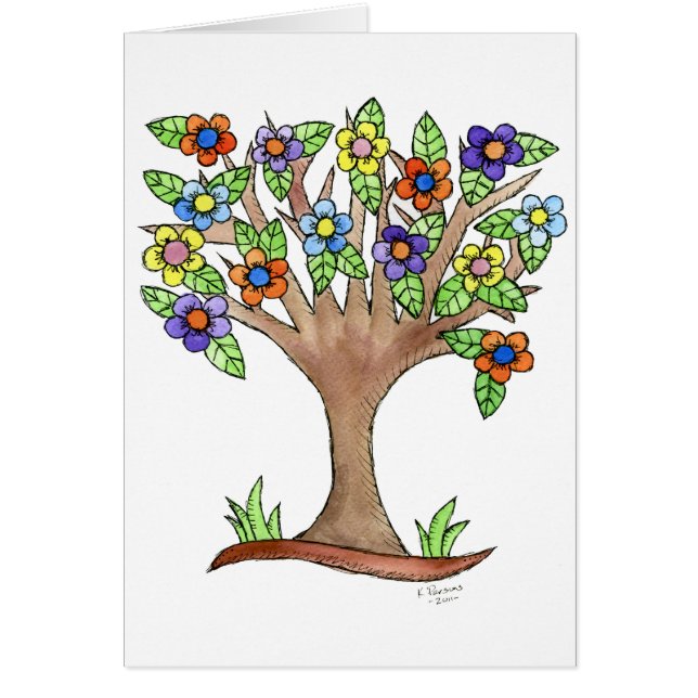 花盛りの木 (正面)