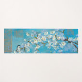 花盛りの枝 ヨガマット (正面(横))