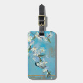 花盛りの枝 ラゲッジタグ (正面縦)