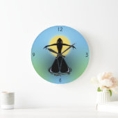 花盛りの雌大時計 ラージ壁時計 (ホーム)