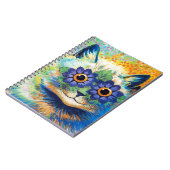 花目付き猫 | ルイワーイン ノートブック (左側)