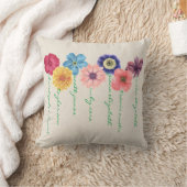 花科（7名）装飾用クッション クッション (ブランケット)