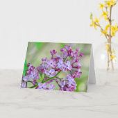 花空白の付きグリーティングカード カード (黄色い花)