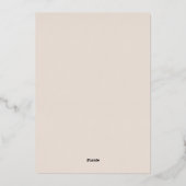 花箔楽しいホリデー写真カード 箔シーズンカード (裏面)