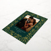 花箔 ハッピーホリデー フォトカード 箔シーズンカード (回転した状態)