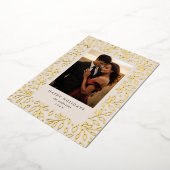 花箔 ハッピーホリデー フォトカード 箔シーズンカード (回転した状態)