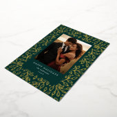 花箔 ハッピー ホリデー フォト カード (回転した状態)