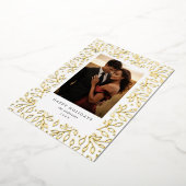 花箔 ホリデー フォト カード (回転した状態)