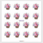 花籠そうかわいらし シール (シート)