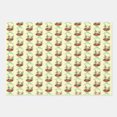 花籠のトンボパーソナライズされたイ ラッピングペーパーシート (正面)