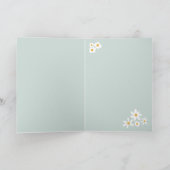 花籠ハッピーマザーズ日文字 – ライトグリーン カード (内部)