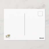 花籠付き房保ヴィンテージ自転車 ポストカード (裏面)