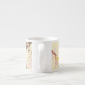 花籠付き歌猫 エスプレッソカップ (裏面)