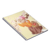 花籠付き歌猫 ノートブック (右側)
