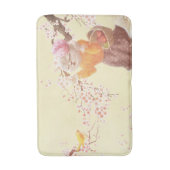 花籠付き歌猫 バスマット (正面縦)