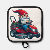 花籠付き芝刈機の乗用格言 鍋敷き (正面)