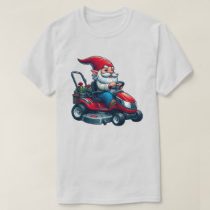 花籠付き芝刈機の乗用格言 Tシャツ