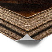 花籠付き若い女性 ポスター (角)