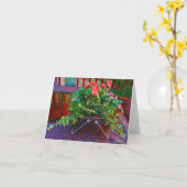 花籠 カード (黄色い花)