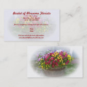 花籠 名刺 (正面/裏面)