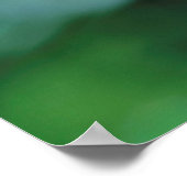 花粉を集める蜂のアップ ポスター (角)