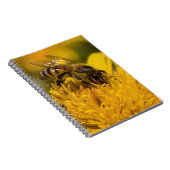 花粉嚢を持つアフリカのハチミツ食べ物を与えビー ノートブック (右側)