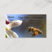 花粉症で覆われたのまわりに 名刺 (正面)