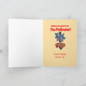 花粉誕生日の準備をする カード (内部)