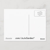 花紋のストライプ ポストカード (裏面)